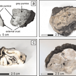 FIGURA 2 – Prodotti emessi, la mattina del 15 ottobre 2011 al largo della costa della Restinga (El Hierro).