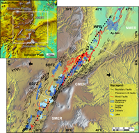 Fault pattern of the Main Ethiopian Rift