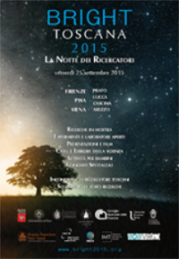 Locandina Bright 2015 - La Notte dei Ricercatori