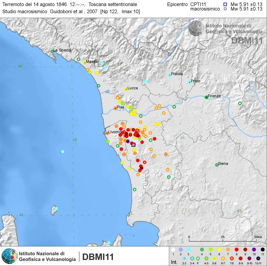 Terremoto di Orciano Pisano