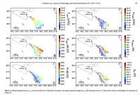 (A) Plume injection time (Tvent) at the vent for the 12 April 2013 eruption; (B) plume injection height (Hvent) for the same event; (C) shows the volcanic cloud height (H) measured at 8:40 UTC.