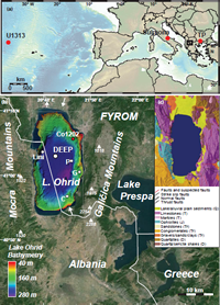 The environmental and evolutionary history of Lake Ohrid (FYROM/Albania): interim results from the SCOPSCO deep drilling project