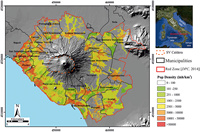 Assessing future vent opening locations at the Somma-Vesuvio volcanic complex: 2. Probability maps of the caldera for a future Plinian/sub-Plinian event with uncertainty quantification