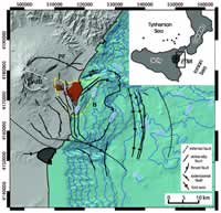 Structural sketch map of the Etna