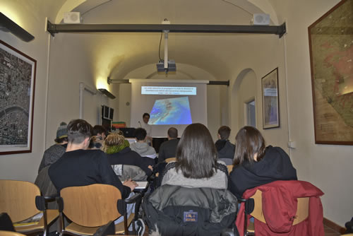 I ragazzi durante una lezione