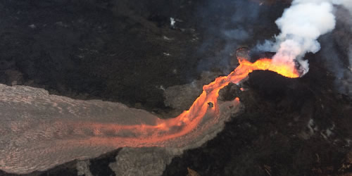 Vulcano Kilauea - colata lava