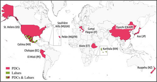 Field Data, Models and Uncertainty in Hazard Assessment of Pyroclastic Density Currents and Lahars: Global Perspectives