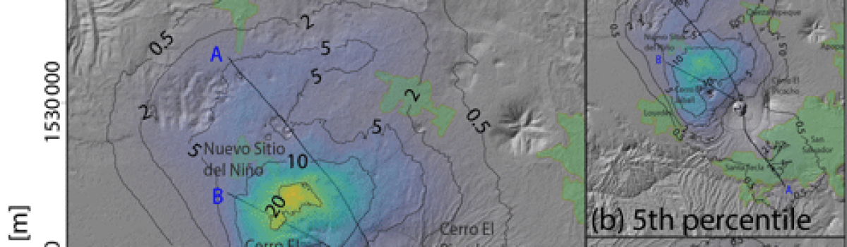 Thematic vent opening probability maps and hazard assessment of small-scale pyroclastic density currents in the San Salvador volcanic complex (El Salvador) and Nejapa-Chiltepe volcanic complex (Nicaragua)