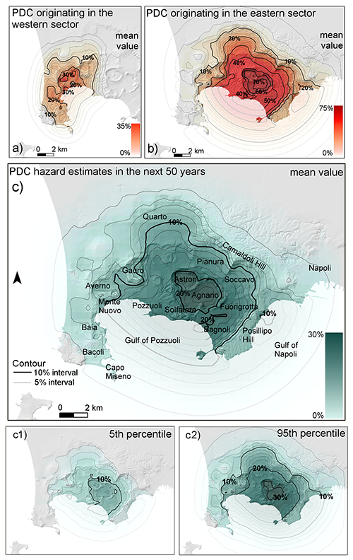 Volcanic Hazard Assessment at the Campi Flegrei Caldera, Italy