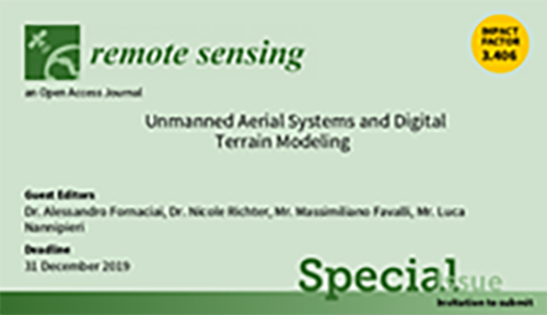 Special Issue on “Unmanned Aerial Systems and Digital Terrain Modeling” – Call for Paper