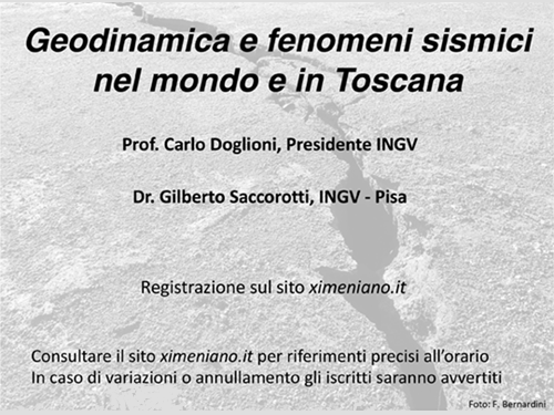 Geodinamica e fenomeni sismici nel mondo e in Toscana