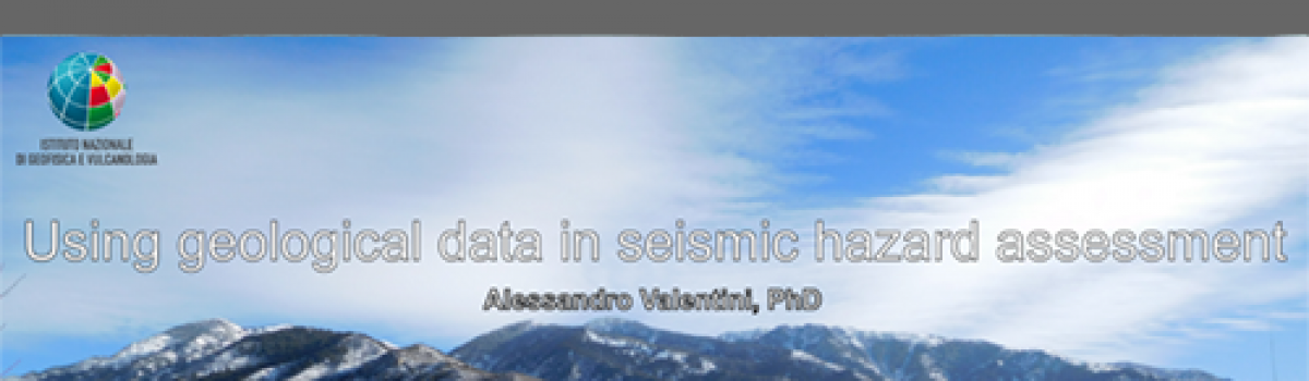 Using geological data in seismic hazard assessment
