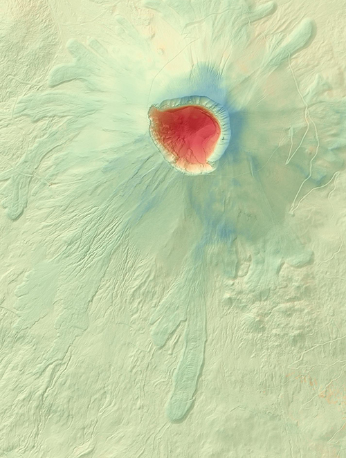 DEM of Difference and Pyroclastic Density Current Deposits